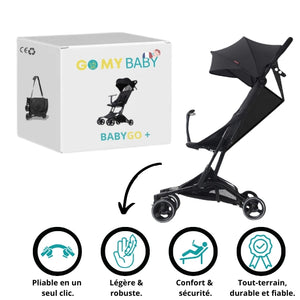 BabyGo + : Poussette Pliable et pratique